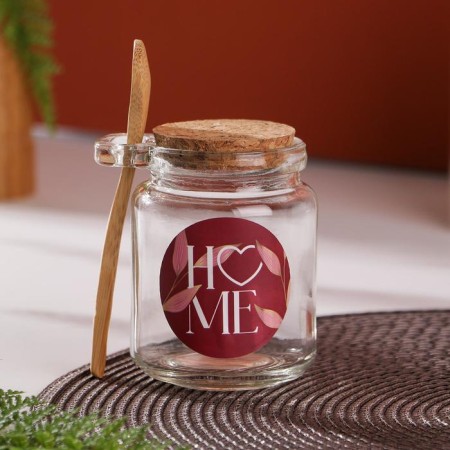 Bank for storage with a spoon Home, 300 ml