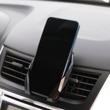 The phone holder to the deflector, selfless capture 6.5-12 cm, black