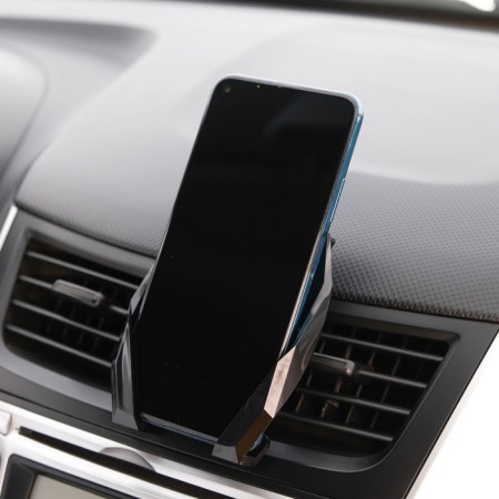 The phone holder to the deflector, selfless capture 6.5-12 cm, black