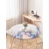 The tablecloth “Lavender Morning”, round, oxford, elastic band, size 120x120 cm, diameter 75-100 cm