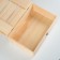 Wooden box 30 × 20 × 10 cm Gift with a sheet cover on loops with a lock