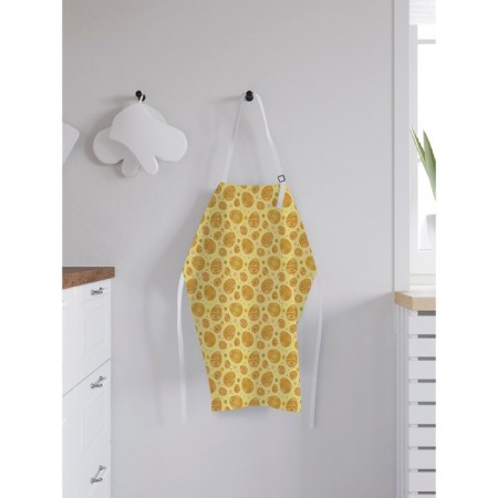 Apron of a kitchen with a photo print "Flower Easter", adjustable, size OS-1