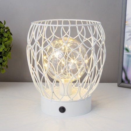 Nomber's nightlight LED from batteries 3haa white 17.5x17.5x19.5 cm Risalux-1