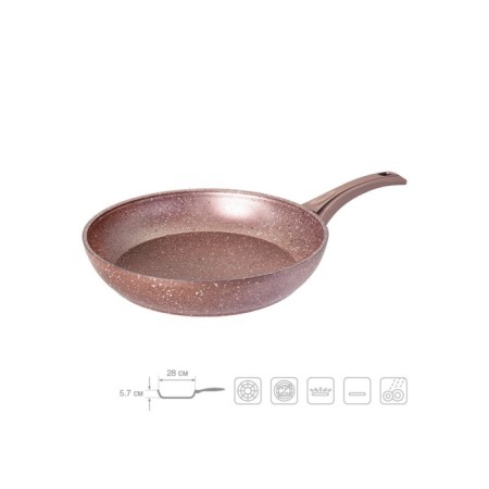 Pan 28 cm Oursson, pink gold-1