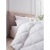 Guten Morgen Soft blanket, size 200x220 cm, white color