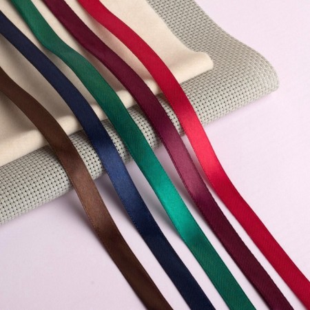 A set of satin tapes "Evening Lights", 5 pcs, size 1 tape: 10 mm × 23 ± 1 m-1