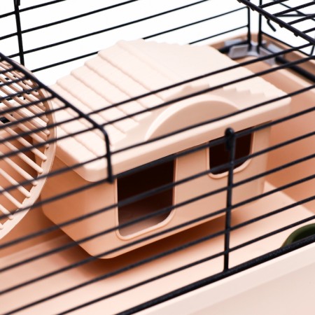 Mini cell for rodents "Pijon" No. 1, equipped, 27 x 15 x 13 cm, beige-4