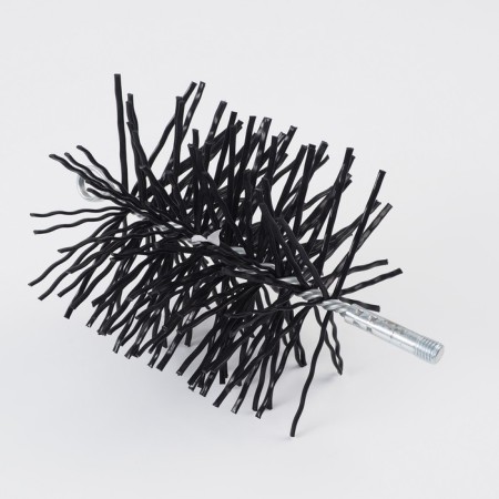Brush ruff of a chimney clerk for cleaning chimneys and ventilations, diameter 150 mm, nylon-1