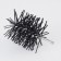 Brush ruff of a chimney clerk for cleaning chimneys and ventilations, diameter 150 mm, nylon