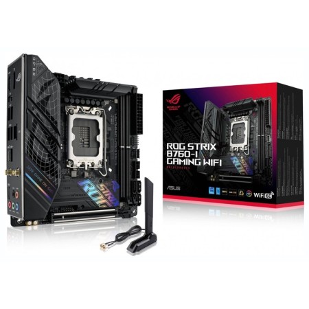 The ASUS ROG Strix B760-i Gaming WiFi SOC-1700 Intel B760 2XDDR5 Mini -itx AC 107040-9
