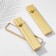 Gift box for a bracelet/clock/chain "Eucky", 21 × 4 (the size of the useful part is 20.5 × 4 cm), color gold