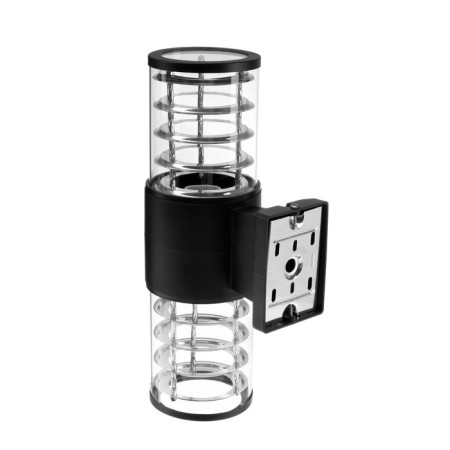 Wall lamp Luazon Lighting 2HE27X60 WTERN, plastic, up and down, black-2