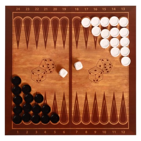 Game table 3 in 1: checkers, chess, backgammon-7