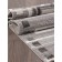 Rectangular carpet EFOR ECLIPSE, size 240x340 cm, color White/D.Gray