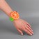 Needle on the Bracelet "Orange", 23 × 7 cm, green color