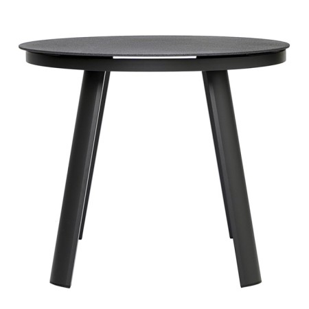 Dining table Leif, 900 × 900 × 750 mm, dark gray color-1