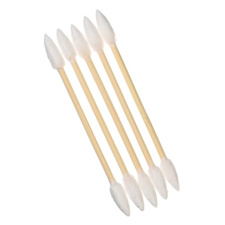Cotton sticks, package 100 pcs., Tip - sharp, cotton/bamboo (stick)-4