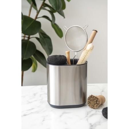 Organizer for kitchen supplies Smart Solutions atle, 18x11.5x19.5 cm, silver color-2