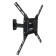 Kromax Optima-403 bracket, for TV, sloping-in-houses., 15-55 ", 76-256 mm from the wall, black