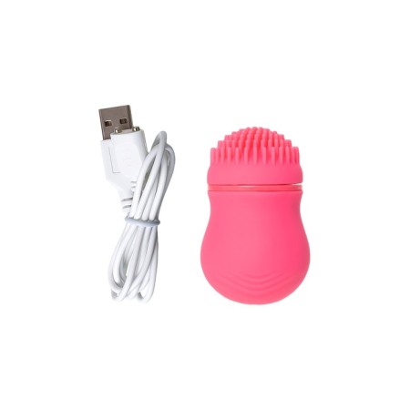 PPP Curu-Curu Brush Roter, ABS-plastic clitoris stimulator, 5.5 cm, pink color-10