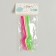 Plastic forks, 6 pcs., Mix colors