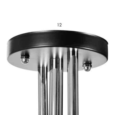Chandelier 2727/3 E27 40W Black Chroma Bayerlux-5