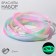 Silicone bracelet "reflective" joy, set of 10 pcs., Mix color, 6 cm