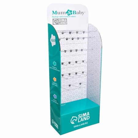 Star Mum & Baby, 1 shelf + 30 hooks 30 cm-1