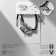 Bracelets "Demetrons" on a magnet, flowers with a heart, black and white color, 8 cm