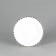 Small Opal plate, “platinum plates” decor, 25 cm