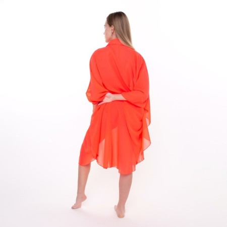 Tunic is a beach female, red color, size 46-7