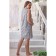 Female set (shirt/robe) for pregnant women, gray color, size 52