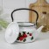 The kettle is cylindrical, 1.5 l, induction, neckline mix, white color