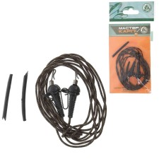 Installation sliding with fast -fast + shank, 70 cm, black, 2 pcs.