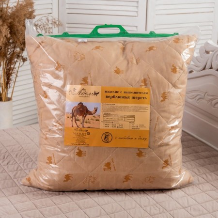 Adele Camel Pillow 68x68cm, Polyesh, PE 100%-2