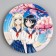 Disposable paper plate "anime", 18 cm