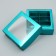 Box for sweets, confectionery packaging, 4 cells, “Blue”, 10.5 x 10.5 x 3.5 cm
