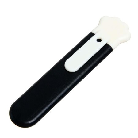 Chancellery knife "foot", blade 9 mm, plastic, mix-2