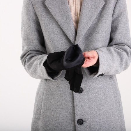 Gloves are male, dimensionless, without insulation, black color-4