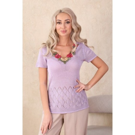 Female jumper, size 42, lilac color-9