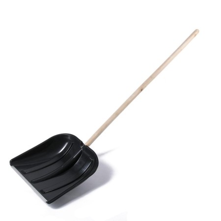 Lighting plastic, bucket 410 × 415 mm, with a metal bar, wooden stalk, with a handle-5