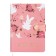 Notebook Gift 112l, Line, with a Fleet, a cut with a pattern of the cover, flowers (17.7x13.5cm) 1