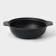 Cast iron fried, 2 l, d = 24 cm, cast -iron cover, black color