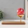 Photo frame wood 9x13 cm with backlight "roses in a ball on the stand" USB 25.8x9.5x18 cm