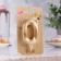Candle in the Cake "Fine", number "0", gold metallic, 6.5 cm