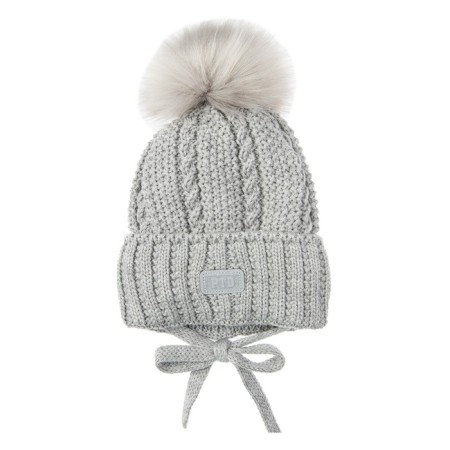 Knitted set for a boy: hat and snood, size 46-3