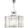 Crystal Suspend Crystal 4XE14 40W, size 40x40x52-150 cm, chromium color