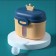 Container for storing baby food "Crown", 240 gr., Yellow color