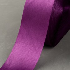 Satin tape, 50 mm × 100 ± 5 m, purple color