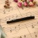 A set of lower thresholds for the Music Life guitar, 6 pieces, 7x0.9x0.3cm, black